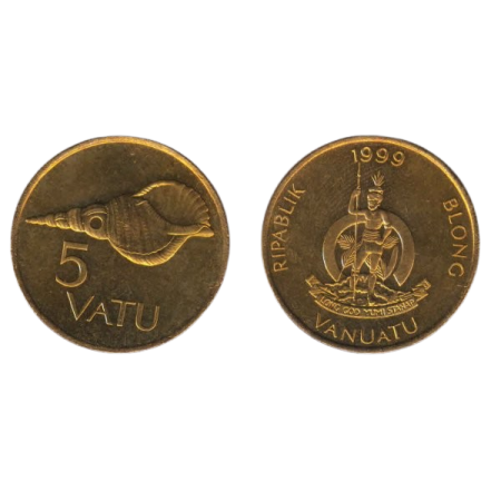 Vanuatu 1999 - 5 vatu UNC