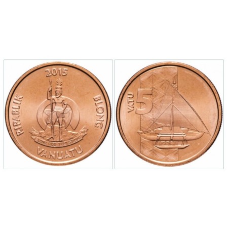 Vanuatu 2015 - 5 vatu UNC