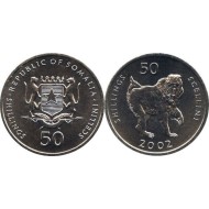 Somalia 2002 - 50 shillings, FAO, mandrill, UNC