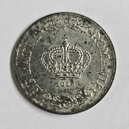 Romania 1942 - 5 lei, aproape necirculata, luciu