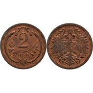 Austria 1912 - 2 heller