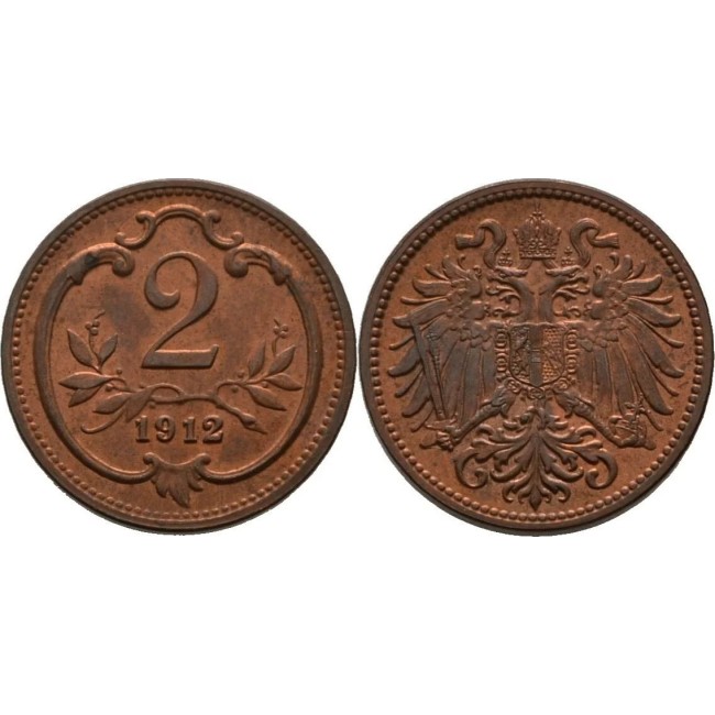 Austria 1912 - 2 heller