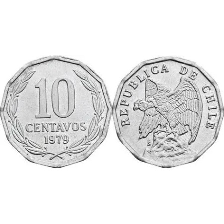 Chile 1979 - 10 centavos UNC
