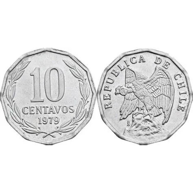 Chile 1979 - 10 centavos UNC