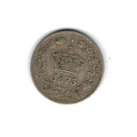 Romania 1873 - 50 bani, Ag, circulat