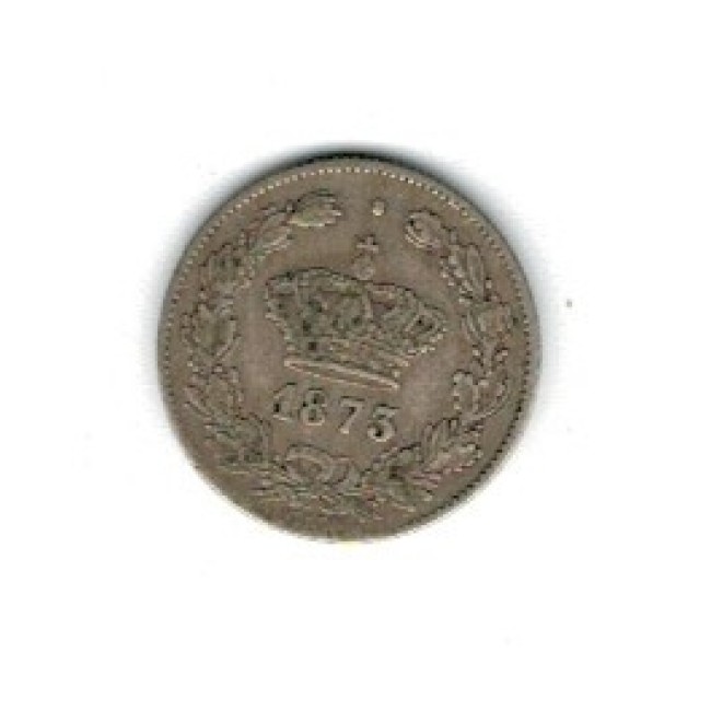 Romania 1873 - 50 bani, Ag, circulat