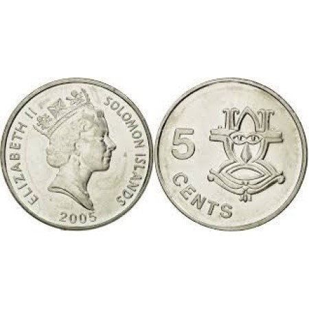 Insulele Solomon 2005 - 5 cents UNC