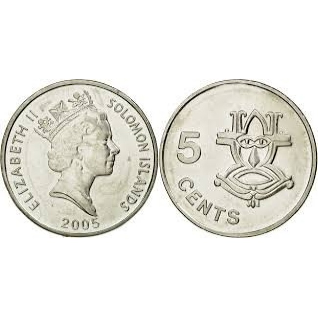Insulele Solomon 2005 - 5 cents UNC