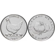 Tonga 2005 - 5 seniti UNC