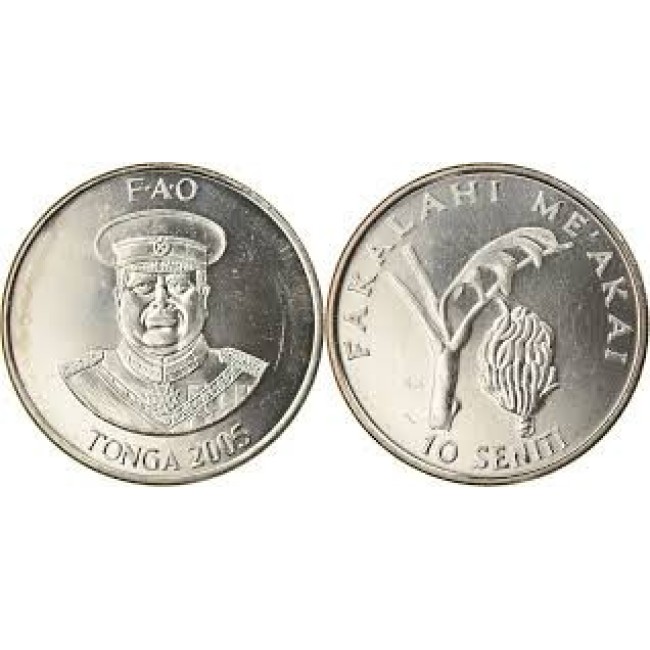 Tonga 2005 - 10 seniti UNC