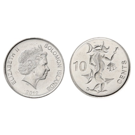 Insulele Solomon 2012 - 10 cents UNC