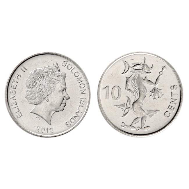 Insulele Solomon 2012 - 10 cents UNC