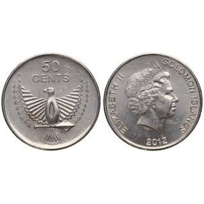 Insulele Solomon 2012 - 50 cents UNC
