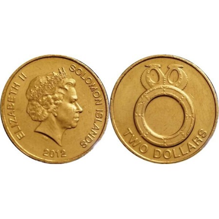 Insulele Solomon 2012 - 2 dollars UNC