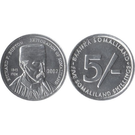 Somaliland 2002 - 5 shillings UNC