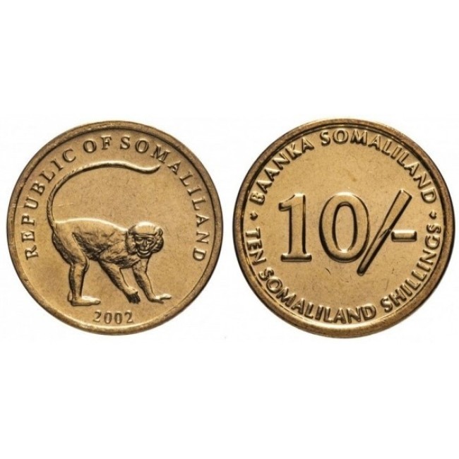 Somaliland 2002 - 10 shillings UNC