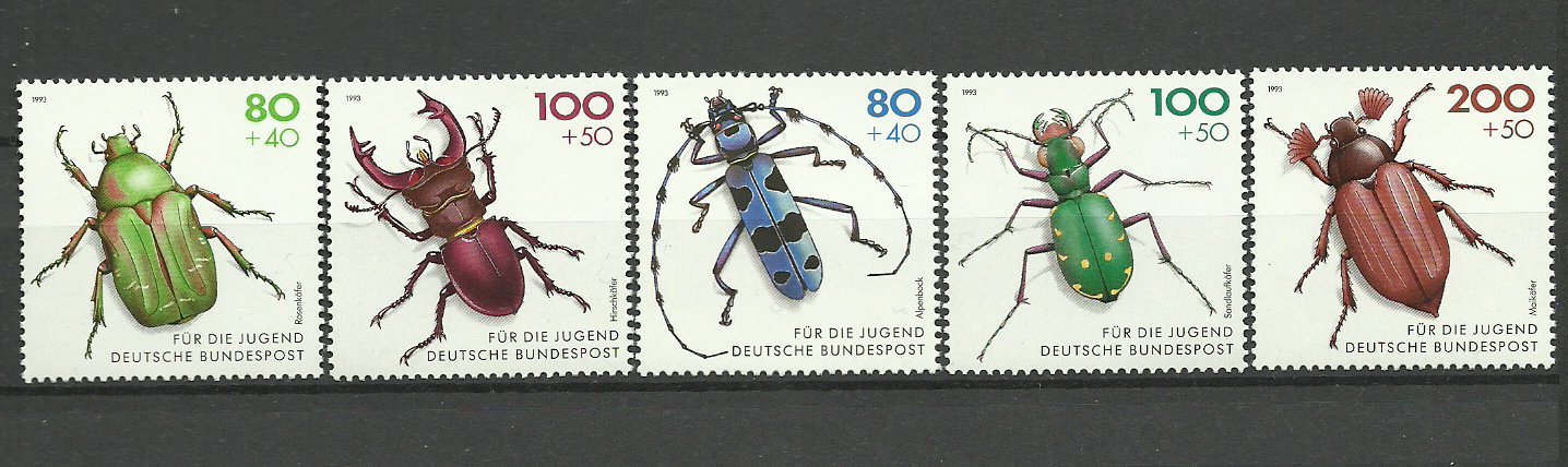 Germania 1993 - insecte, serie neuzata