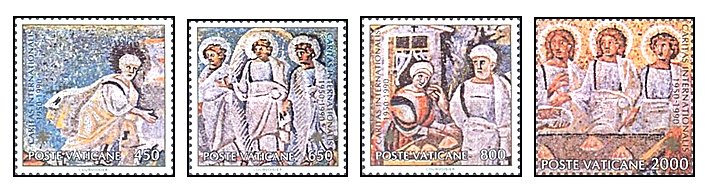 Vatican 1990 - Caritas, serie neuzata