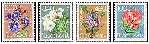 Iugoslavia 1979 - flori, serie neuzata