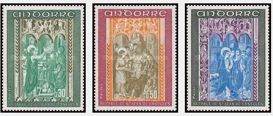 Andorra (Fr) 1971 Fresce, serie neuzata