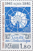 French South and Antarctic Terr. 1981 - Antarctic Treaty, neuzat