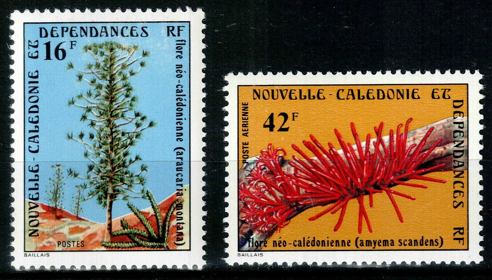 New Caledonia 1978 - Flora, flori, serie neuzata