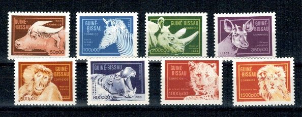 Guinea Bissau 1989 - Fauna, animale, serie neuzata