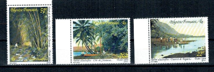 Polinezia Franceza 1994 - Tahiti in trecut, serie neuzata