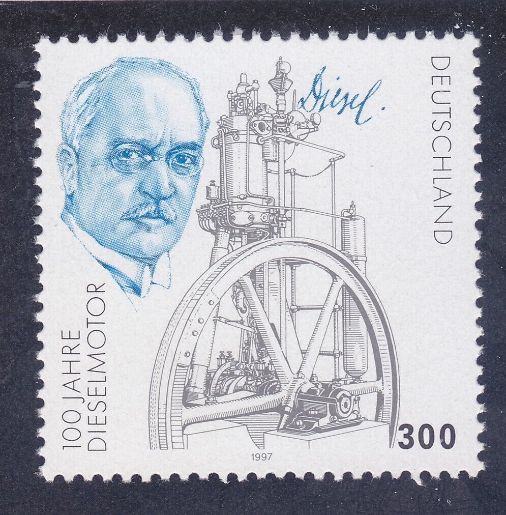 Germania 1997 - Rudolf Diesel, neuzata