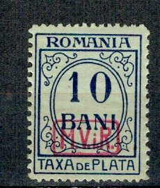 1918 - Ocup. germana, Porto, 10bani neuzat