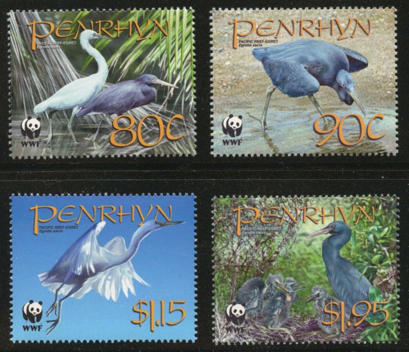 Penrhyn Island 2008 - Pasari, WWF, serie neuzata
