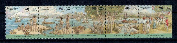 Christmas Island 1988 - Australia Bicentenary, serie neuzata