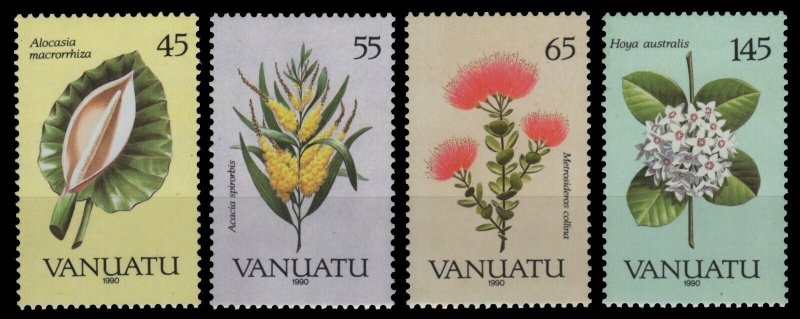 Vanuatu 1990 - Flora, flori, serie neuzata