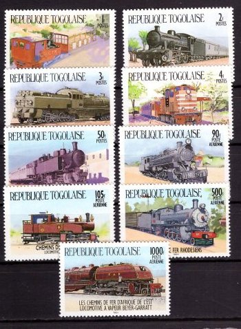 Togo 1984 - Locomotive, serie neuzata