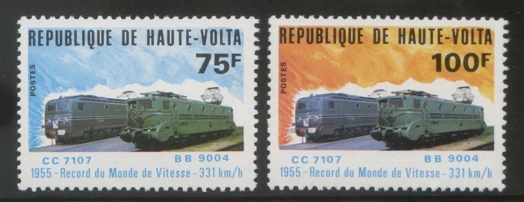 Haute Volta 1980 - Locomotive, serie neuzata