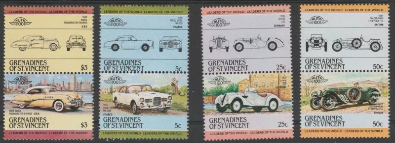St. Vincent Grenadines 1984 - Automobile de epoca, serie neuzata