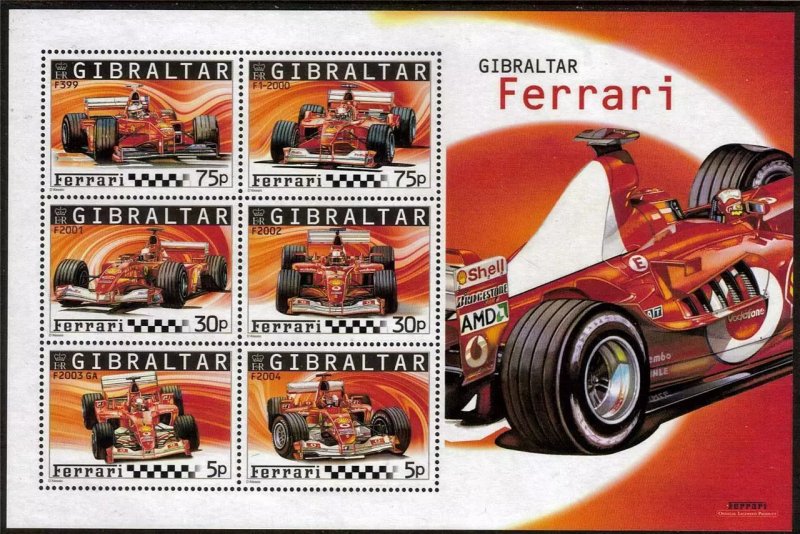 Gibraltar 2004 - Formula 1, Ferrari, bloc neuzat