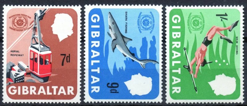 Gibraltar 1967 - Turism, serie neuzata