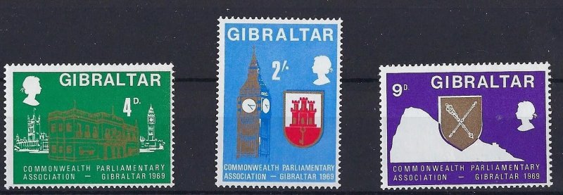 Gibraltar 1969 - Commonwealth Parliamentary Association, serie n