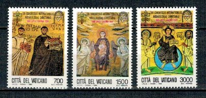 Vatican 1994 - Arheologie crestina, serie neuzata