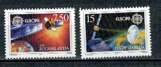 Iugoslavia 1991 - Europa, cosmonautica, serie neuzata