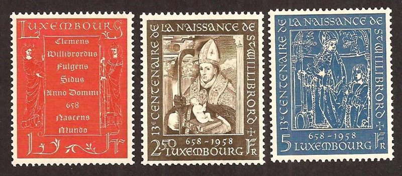 Luxemburg 1958 - Sf. Willibrord, serie neuzata