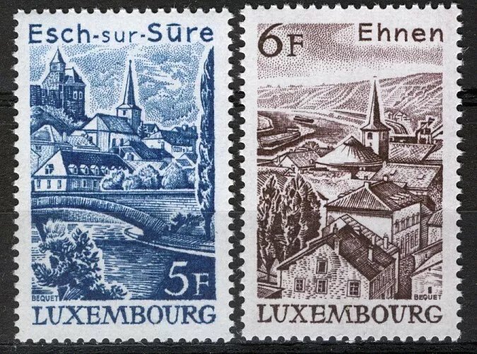 Luxemburg 1977 - Vederi, serie neuzata