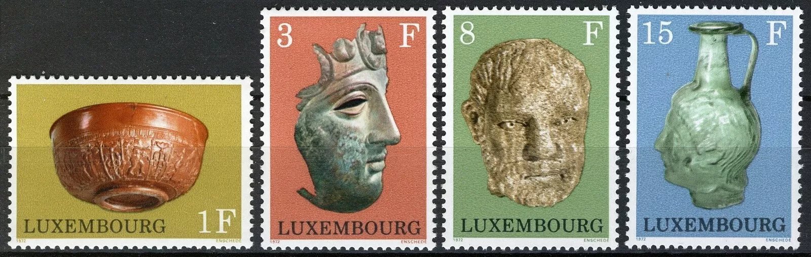 Luxemburg 1972 - Arheologie, cultura, artefacte, serie neuzata
