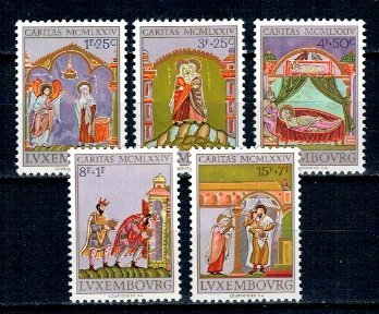 Luxemburg 1974 - Caritas, miniaturi, arta, serie neuzata