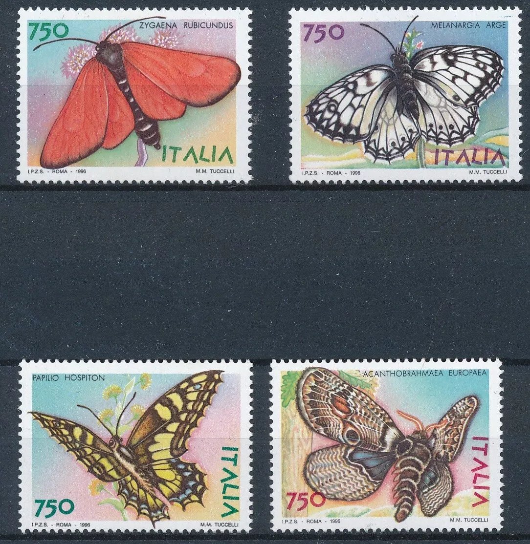 Italia 1996 - Fluturi, serie neuzata