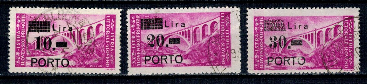 Istria 1945 - Pod, viaduct, supratipar PORTO