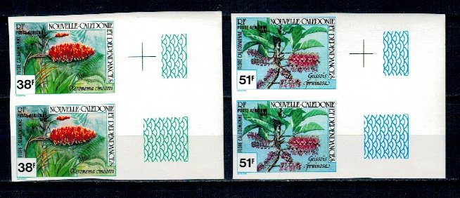 New Caledonia 1981 - Flori, flora, serie perechi ndt neuzate