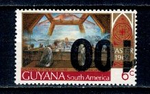 Guyana 1986 - Pasti, Mi1545 eroare, supratipar ranversat