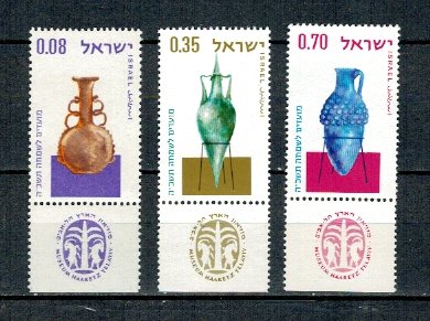 Israel 1964 - Antichitati, artefacte, serie neuzata cu tab